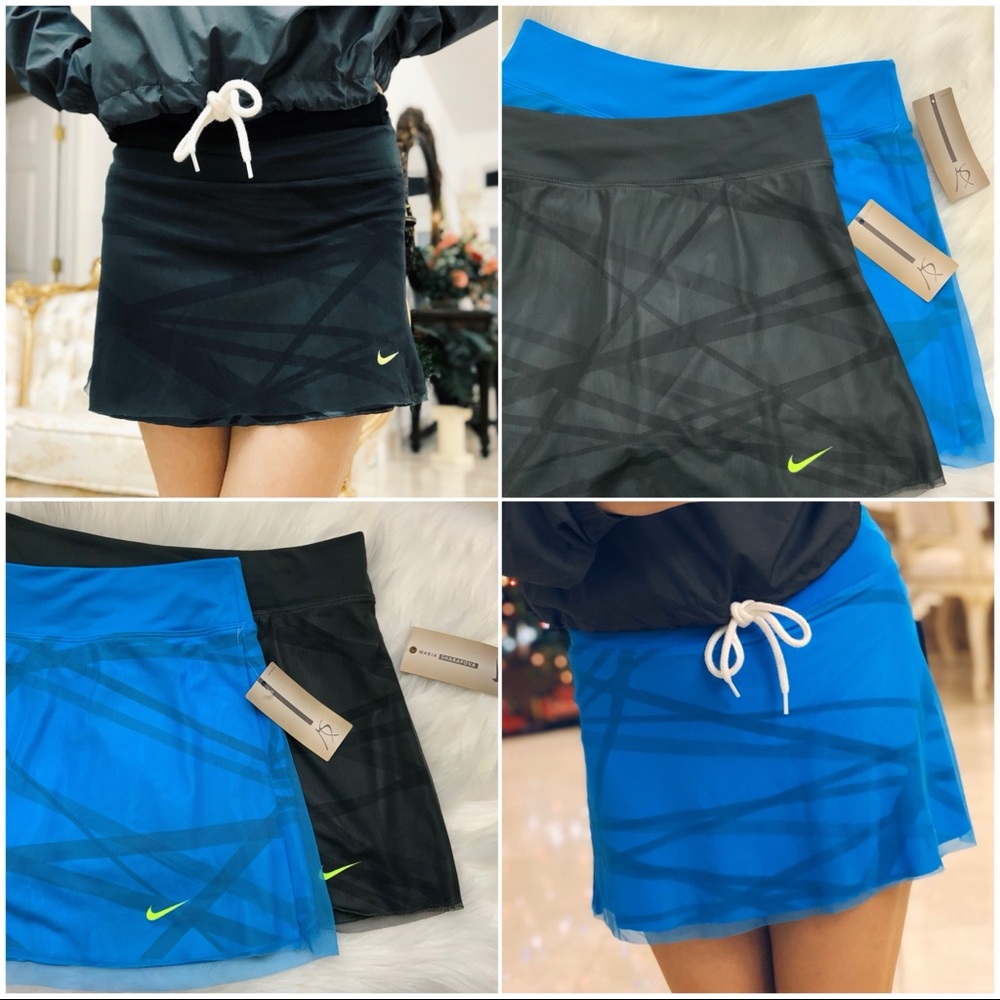 Set of 2 Nike Tennis Sheer Skirts/Skorts Dri-Fit